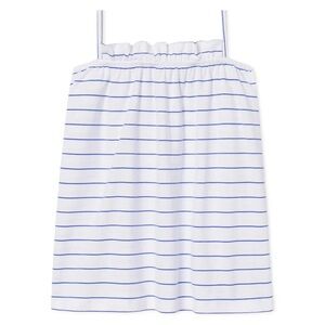 NWOT LAKE Striped Sleeveless Ruffle Adjustable Spaghetti Strap Top Size L